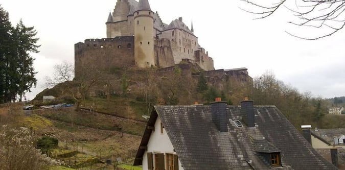 Luxembourg hiking and ridge landscape image.